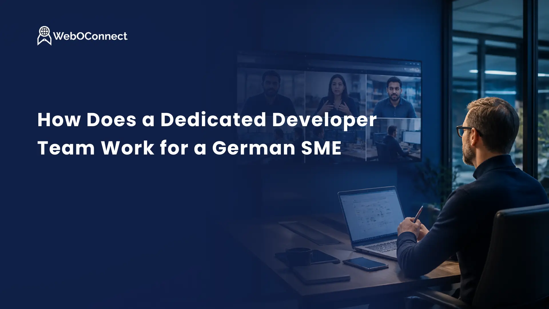 How does a dedicated developer team work for a German SME? 