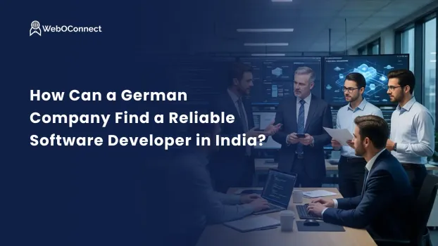 How can a German company find a reliable software developer in India?
